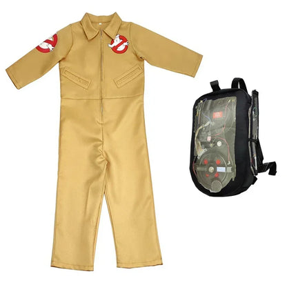 NEW GhostBusters Halloween Costumes Cosplay For Men Adult Women Ghost Busters Jumpsuits with Proton Pack Carnival Suits Clothes