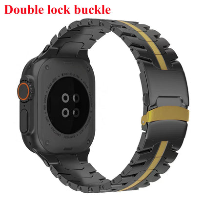 Stainless Steel Strap For Apple Watch Series 12 11 10 9 8 SE 3 46mm 45mm 42mm 44mm Metal Bracelet Band iWatch Ultra 4/3/2/1 49mm