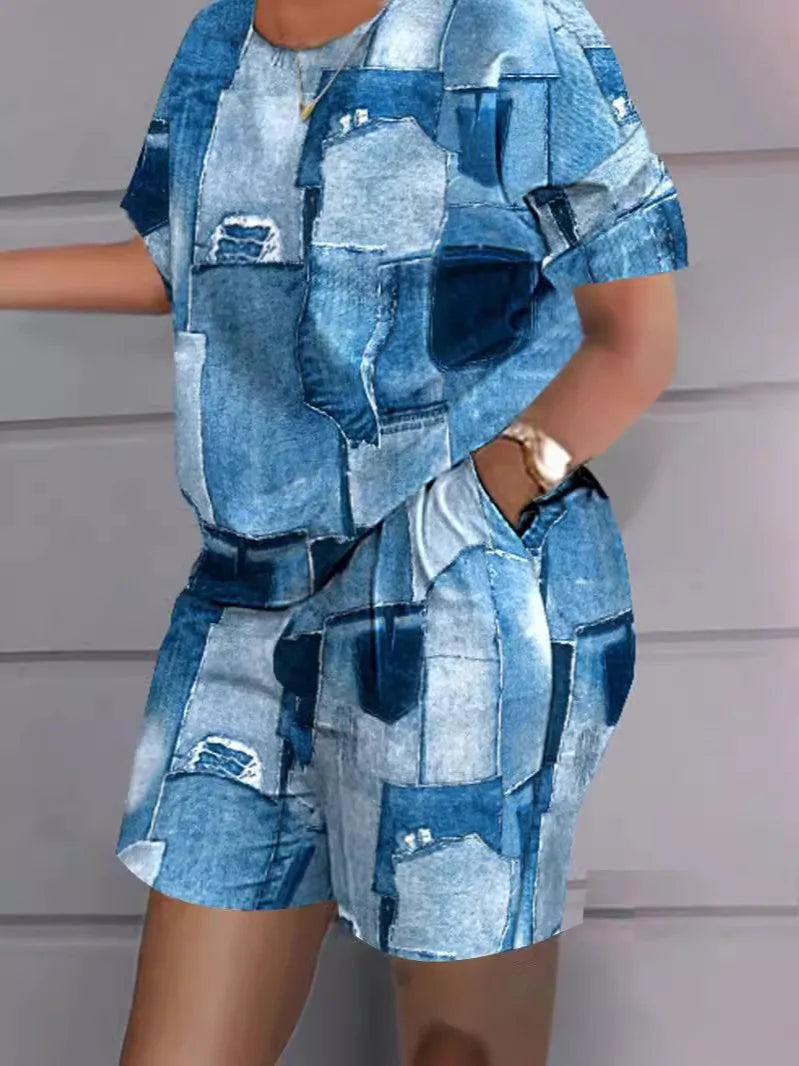 Sexy Women T-shirt Blouses 2 Piece Sets Suit Letter O-neck Backless Tops Pencil Long Pants Set Casual 2 Piece Sets Woman Clothes