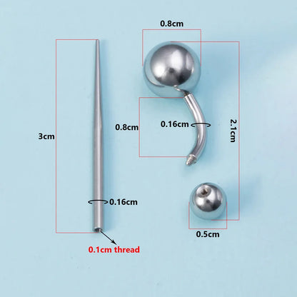 Sterile Body Piercing Tool Kit Surgical Steel Piercing Needles Clamp Pliers Gloves Set Pull Pin Lead Tool Lip Nose Belly Jewelry