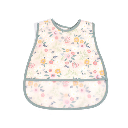 2023New Cartoon Pattern EVA Waterproof Pocket Lunch Feeding Bibs Adjustable Baby Bibs Cute Children Baby Apron Kids Burp Cloths