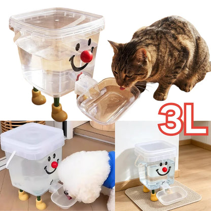 3L Dog Automatic Water Dispenser Leakproof Fountain Dispenser Large Capacity Water Feeder for Dog Cat Rabbit Home Indoor Use