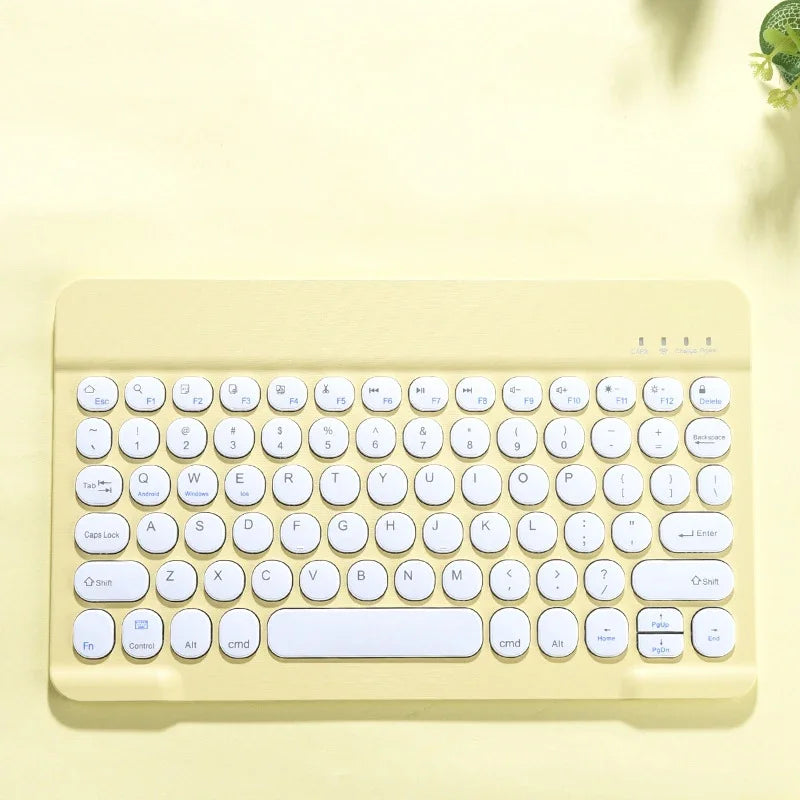 Spanish/English Keyboard Ultra Thin Wireless Keyboard Mouse for iPad Pro for Xiaomi Samsung Keyboard Bluetooth 10 inch
