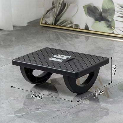 1PC Portability Foot Rest Under Desk Footrest Ergonomic Foot Stool Rocker Balance Board Comfortable Foot Stool for Home Office