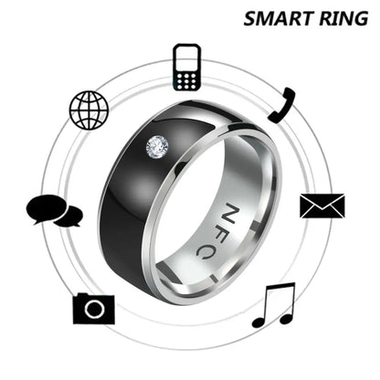 1PC NFC Smart Finger Ring Intelligent Wear Connect Android Phone Equipment Rings Fashion Jewelry Size 6/7/8/9/10/11/12