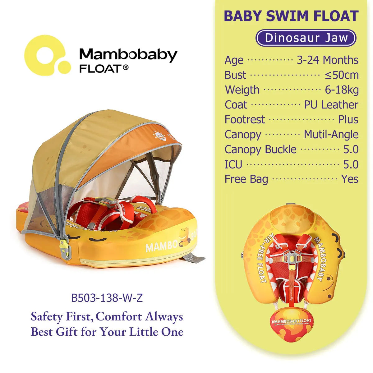Mambobaby Baby Pool Float Vip 5 Dropshipping Blackproof Pool Mat For Infant Non-Inflatable Natation Buoy With Parasol Beach Toys