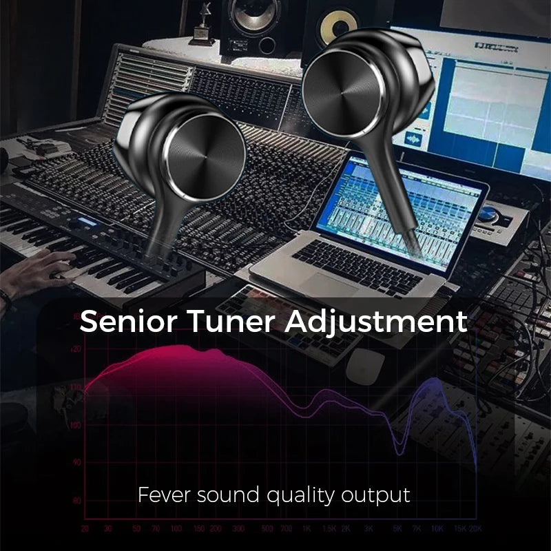 Type C Wired Earphones HiFi Stereo Sound in Ear Headphones 3.5mm Heavy Bass Music Headset For Samsung Galaxy S26 S25 S24 Earbuds