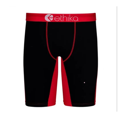 Men's 100% Cotton Long Leg Sport Boxer Shorts 1pc - Breathable Comfort Underwear for Boxing Training, Gym Workout