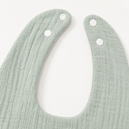 5PCS Adjustable Soft Absorbent Baby Bibs for Saliva Prevention Suitable for Newborns Infants for Feeding Teething Daily Use