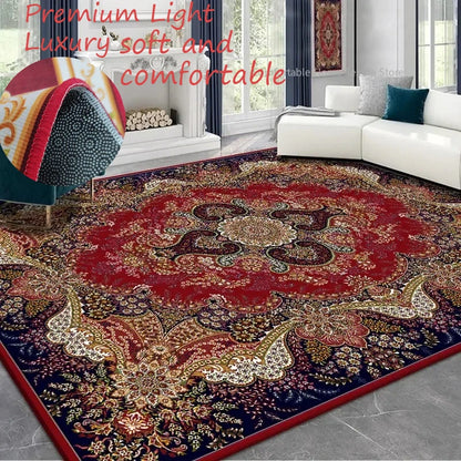 Retro Persian Style Carpet for Living Room 200x300 Luxury Large Area Rugs Bedroom Decoration Dirt-resistant Anti-slip Lounge Mat