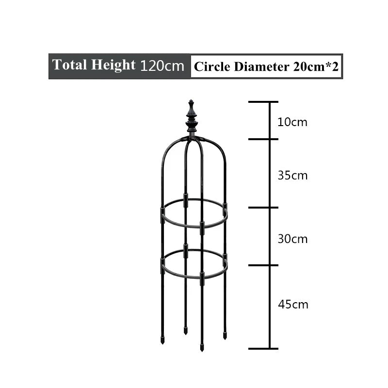 Plant Climbing Supporter Climbing Plant Support  Frame Outdoor Flower  Vines Pot Stand Garden Climbing Frame Indoor Floral Decor