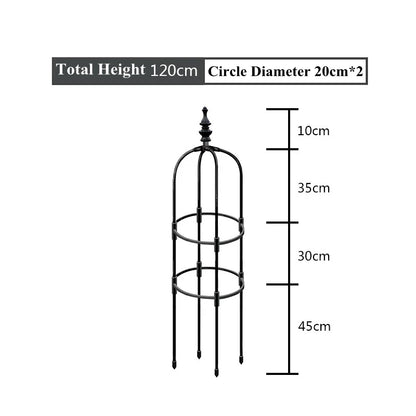 Plant Climbing Supporter Climbing Plant Support  Frame Outdoor Flower  Vines Pot Stand Garden Climbing Frame Indoor Floral Decor
