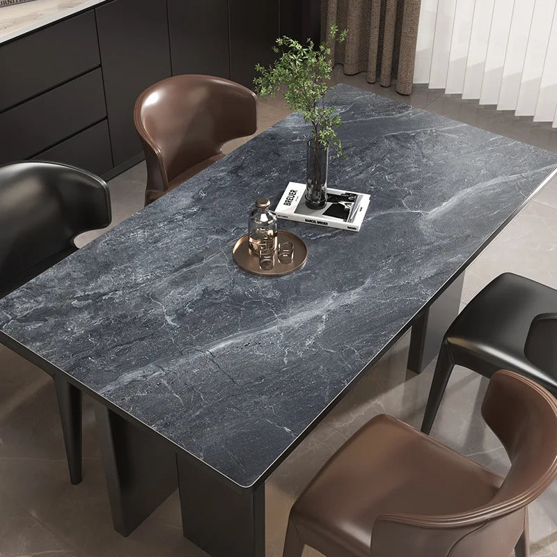 Marble pattern tablecloth custom square rectangle table cover office Decor desk mat waterproof leather table linen protector