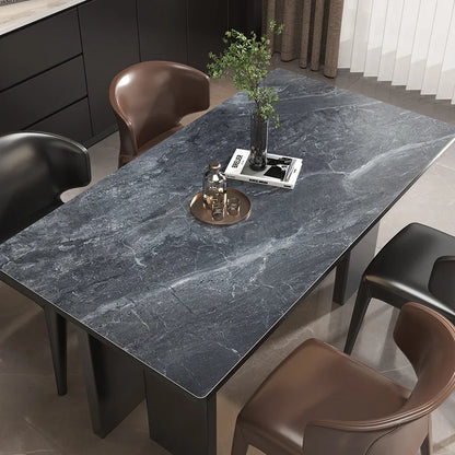 Marble pattern tablecloth custom square rectangle table cover office Decor desk mat waterproof leather table linen protector