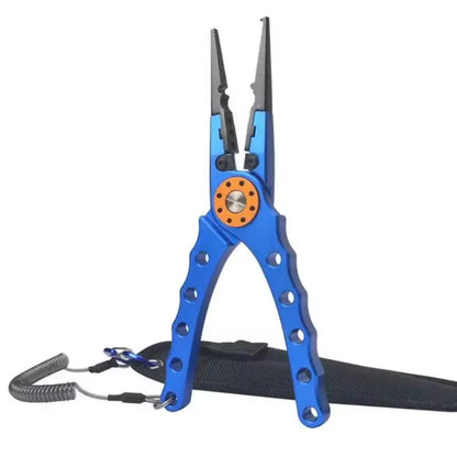 Outdoor Fishing Pliers Wire Cutter Multifunctional Knot Aluminum Alloy Scissor Hook Remover 150g 20CM Fishing Gear