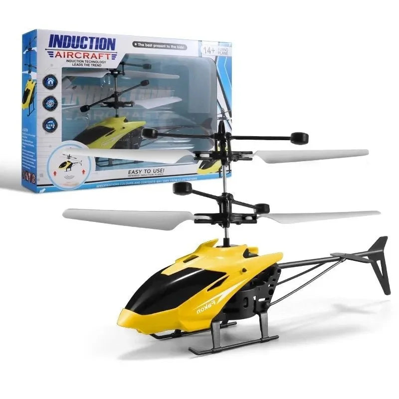 Children's Sensor Helicopter Indoor Gesture Suspension Drone Crash-Resistant Rechargeable Remote Control Drone Boy Toy