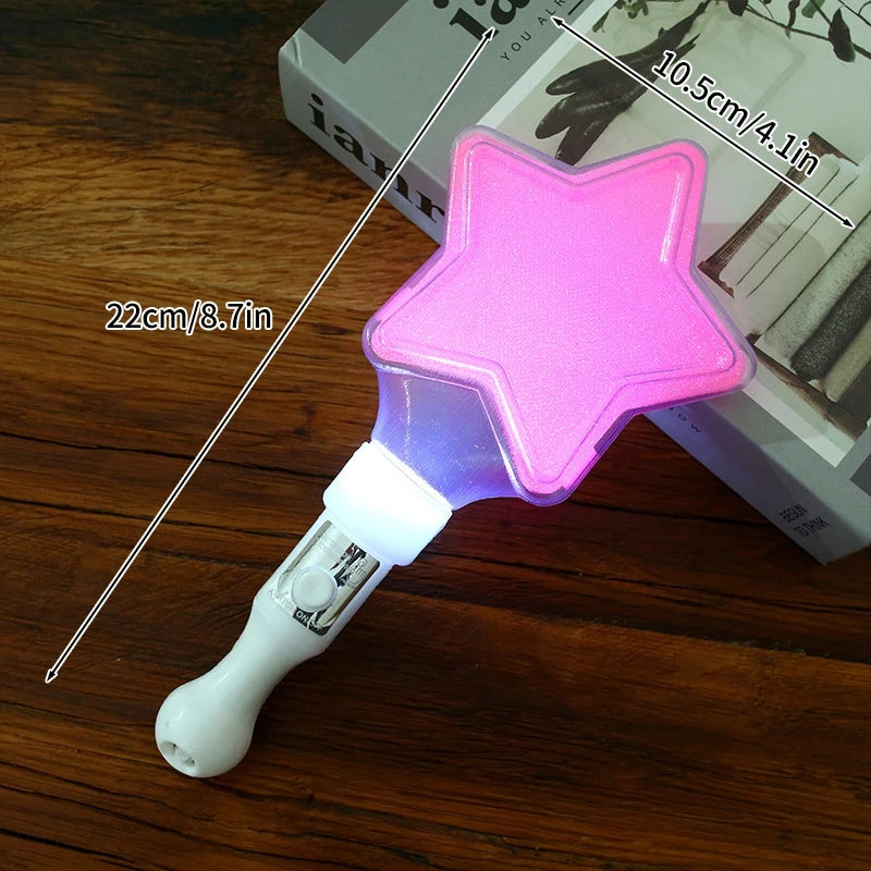 Kpop Lightsticks Glowing Penlight Concert Props Glow in The Dark Light Rods Light Sticks Party Supplies Concert Accessories