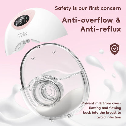 MAMIJOY Wearable Electric Breast Pump 4 Modes 36 Suction Levels Hands Free 35dB Low Noise Breast Pumps Breastfeeding EB50＆EB50D