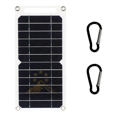 HOT SALE 20W Outdoor Solar Panel 5V 1.2A Portable Solar Photovoltaic For Charging Mobile Earphones Backpack With Buckle Hooks