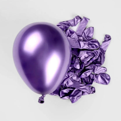 20/40pcs Metallic Balloon Gold Pink Blue Helium Ball Wedding Adult Birthday Party Decoration Chrome Latex Baby Shower Globos