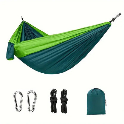 Camping Hammock Single Portable Hammocks with 2 Tree Straps and Attached Carry Bag Great for Outdoor Indoor Beach Camping