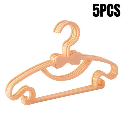 5-50pcs Baby Hangers Plastic Kids Clothes Storage Hanger for Nursery