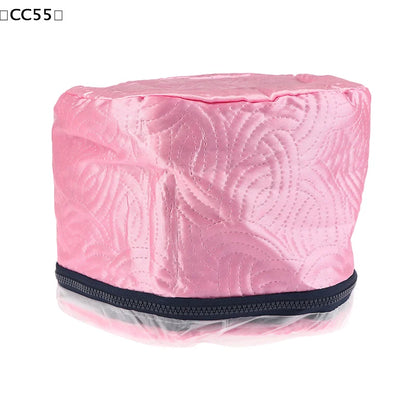 Hair Steamer Cap Electric Hair Heating Cap Thermal Hat Self-heating Hat SPA Nourishing Hair Styling Care〔CC55〕