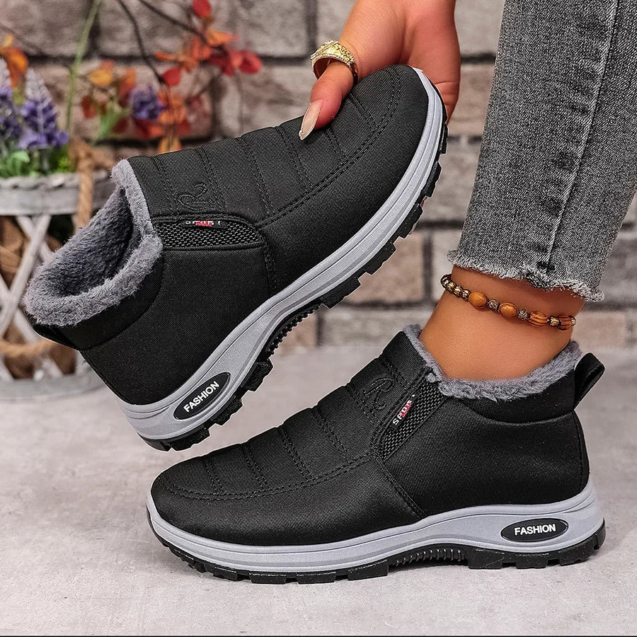 Ultra Soft Cozy Inner Anti Slip Outdoor Shoes, Fashion Cold Proof Comfort Booties For Daily Commute & Outdoor Activities