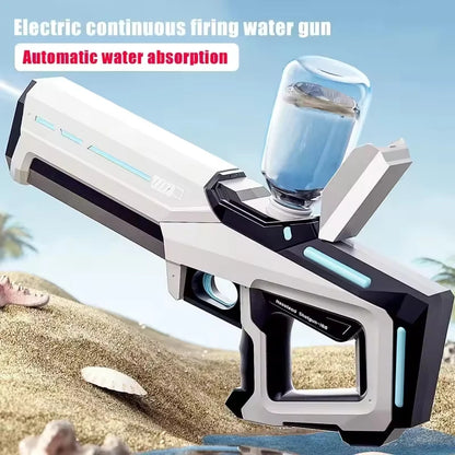 Electric Water Guns for Adults Powerful Squirt Automatic Suction Water Storage Gun Blasters Summer Pool Outdoor Game Toy Gift