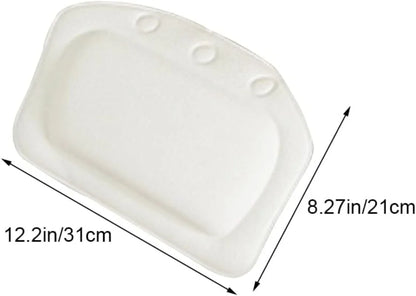 Anti-Slip Bath Pillow, PVC Foam Spa Bathtub Cushion with Suction Cups