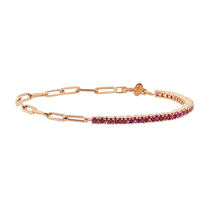 Luxury Color Cubic Zirconia Gold Color Tennis Bracelets For Women Girls 2022 New Trend Chain Bracelets Jewelry Party Gifts
