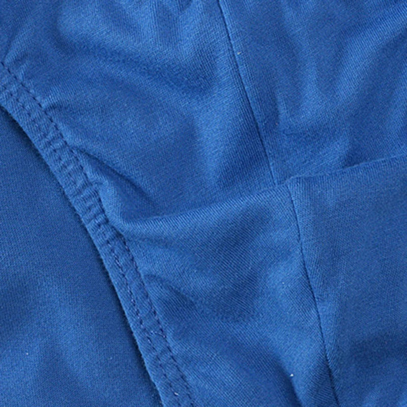 Random 5pcs Pure Cotton Mens Briefs Solid Color Men Underwear Plus Size L-6XL Men's Breathable Panties Sexy Elastic Men Briefs