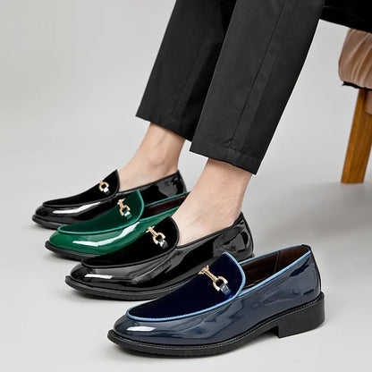 luxury office shoes for man golden wedding dress loafers shoes for man formal shoes on for man official zapatos elegantes hombre