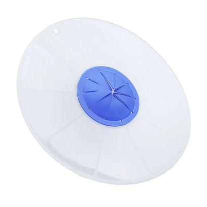 Durable PP Silicone Mixer Splatter Guard Round Transparent Anti Splash Cover Multifunctional Splash Cooking Guard Baking