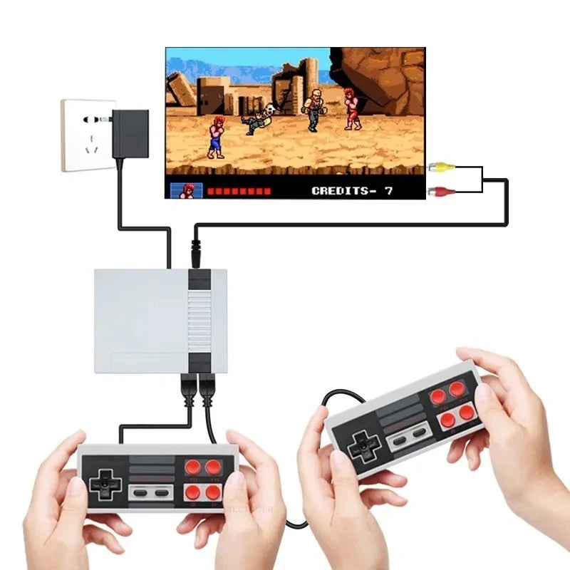 Retro Game Controller | 620 Built-In Games with Dual Gamepads | AV Output for Home Gaming