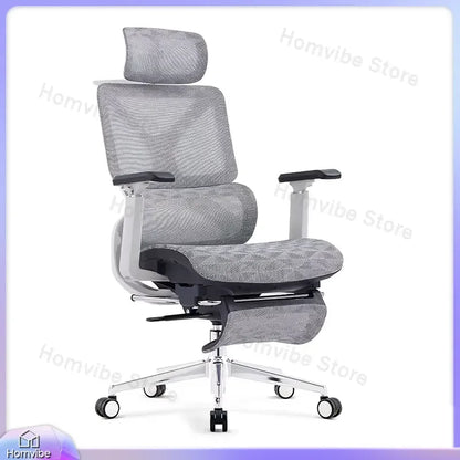 Gaming Chair with LED Lights Ergonomic Mesh Back Office Chair for Gamers Computer Desk Chair Adjustable Height Reclining