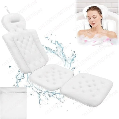 Special non-slip bath in the bathtub, bathtub pillow cushion, household 3d4d5d bathroom non-slip full body bath mat