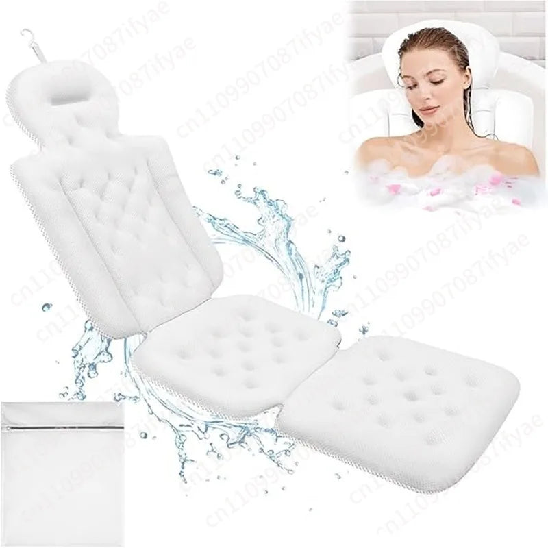 Special non-slip bath in the bathtub, bathtub pillow cushion, household 3d4d5d bathroom non-slip full body bath mat