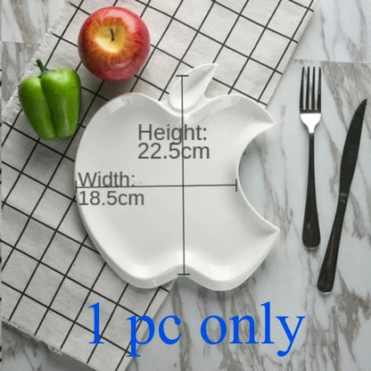 20cm Jucaica Rosh Hashanah Apple Honey Dish, Ceramic Dessert Plate with Honey Jar, Jewish New Year tableware  Shana Tova