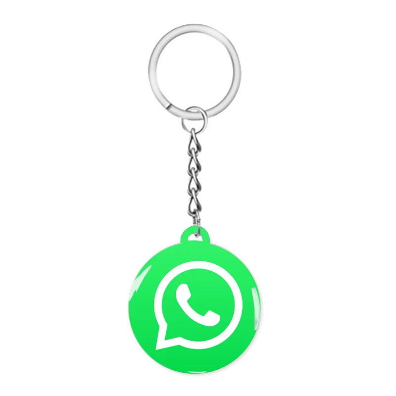 NFC Smart Epoxy Keychain for Google Instagram WhatsApp Facebook Snapchat Review Tap Keychain for Instant Customer Feedback
