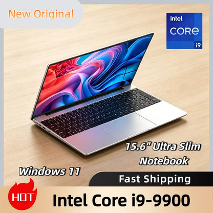 2026 Intel Core i9 9900 15.6 Inch Laptop 32GB RAM 2TB SSD Windows 11 1920x1080 HD Ultra Slim Gaming Gamer Office