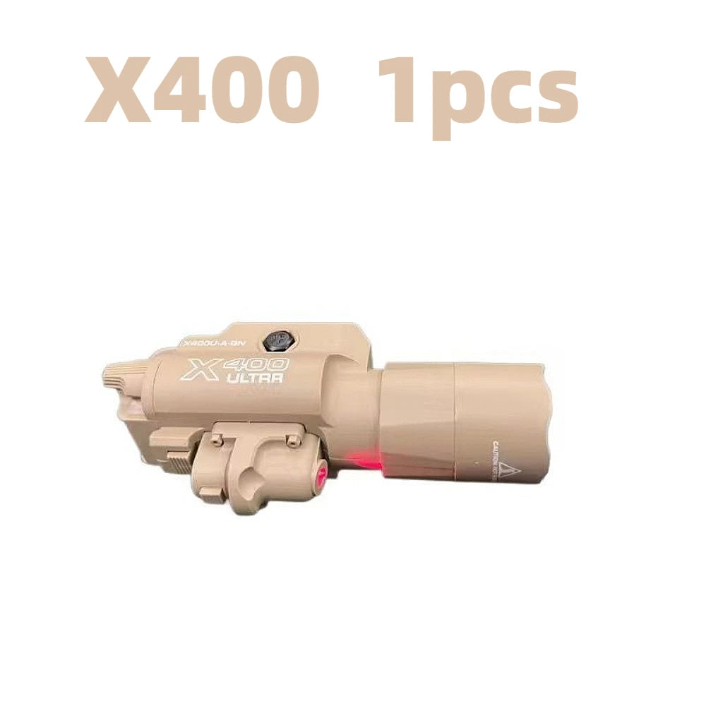X400U Nylon Infrared Flashlight 200LM Scout Light New Color for 21mm Rail Airsoft Toy Gun