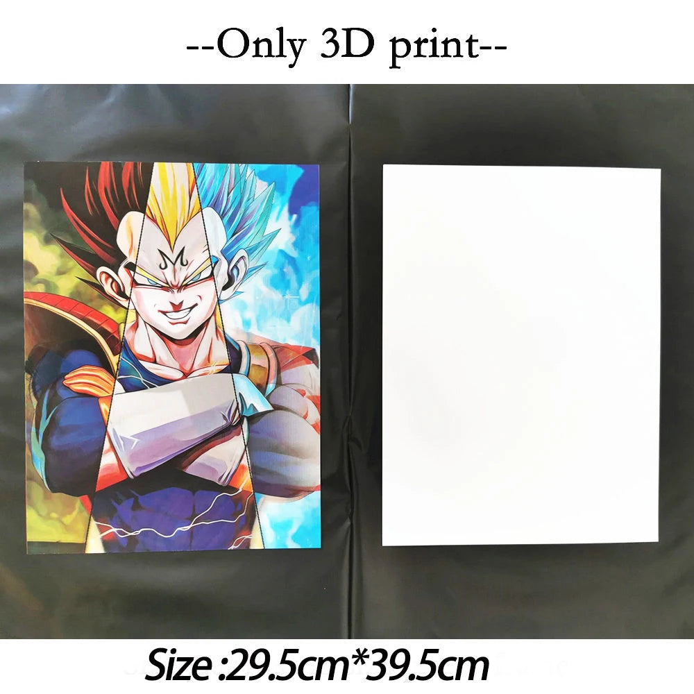 Anime 3D Lenticular Pokemon Poster Charizard/Blastoise/Venusaur Birthday Gifts 3D Flip Picture Room Decoration Art Home Decor