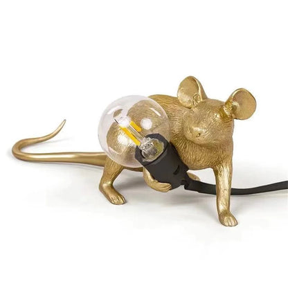 Dropshipping Mouse Lamp Nordic LED Table Lamp Modern Home Room Bedside Table Lights Indoor Home Decoration Lighting Stand Lamps