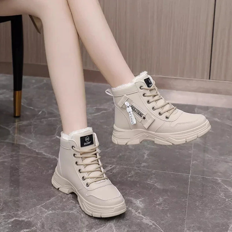 Women's Ankle Boot, Short Boot, Winter Boot with Thick Lining and Insulation, Stylish and Versatile, Thick-Soled Winter Boot