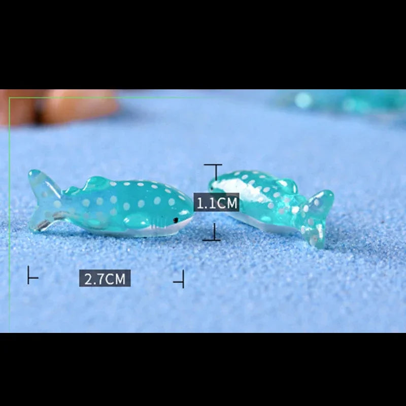 5 Pcs Spot Shark Mediterranean Style Resin Decoration Micro-landscape Decoration Creative  Miniature Garden
