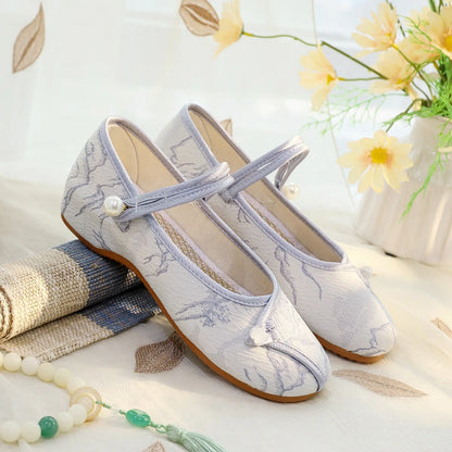 Embroidery Old Beijing Cloth Shoes Streetwear Embroidery Casual Vintage Cheongsam Autumn Sneakers Women Shoes Ethnic Style