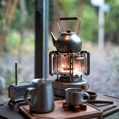 GOOUT STRINGHILL Outdoor Camping Picnic Teapot Set Outdoor Camping Kettle Tea Brewing Special Teapot Stainless Steel Portable