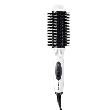 Multifunctional Heating Curling Iron Ceramic Heated Round Brush Electric Hair Straightener Brushes Professional Styling Tool
