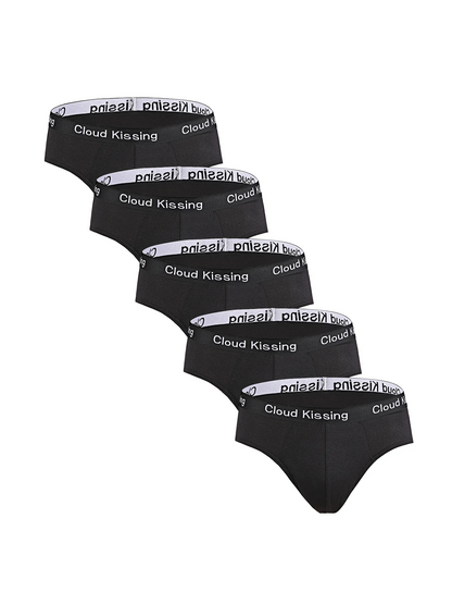 5Pcs Summer Men Briefs Fungi-Proofing Men Panties Male Large Size Panties Breathable Men’s Underwear Comfortable Solid Underpant